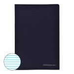 CADERNO A5 CAPA PRETA PAUT.