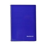 CADERNO ESP A4 80F QUADR.BLUECO