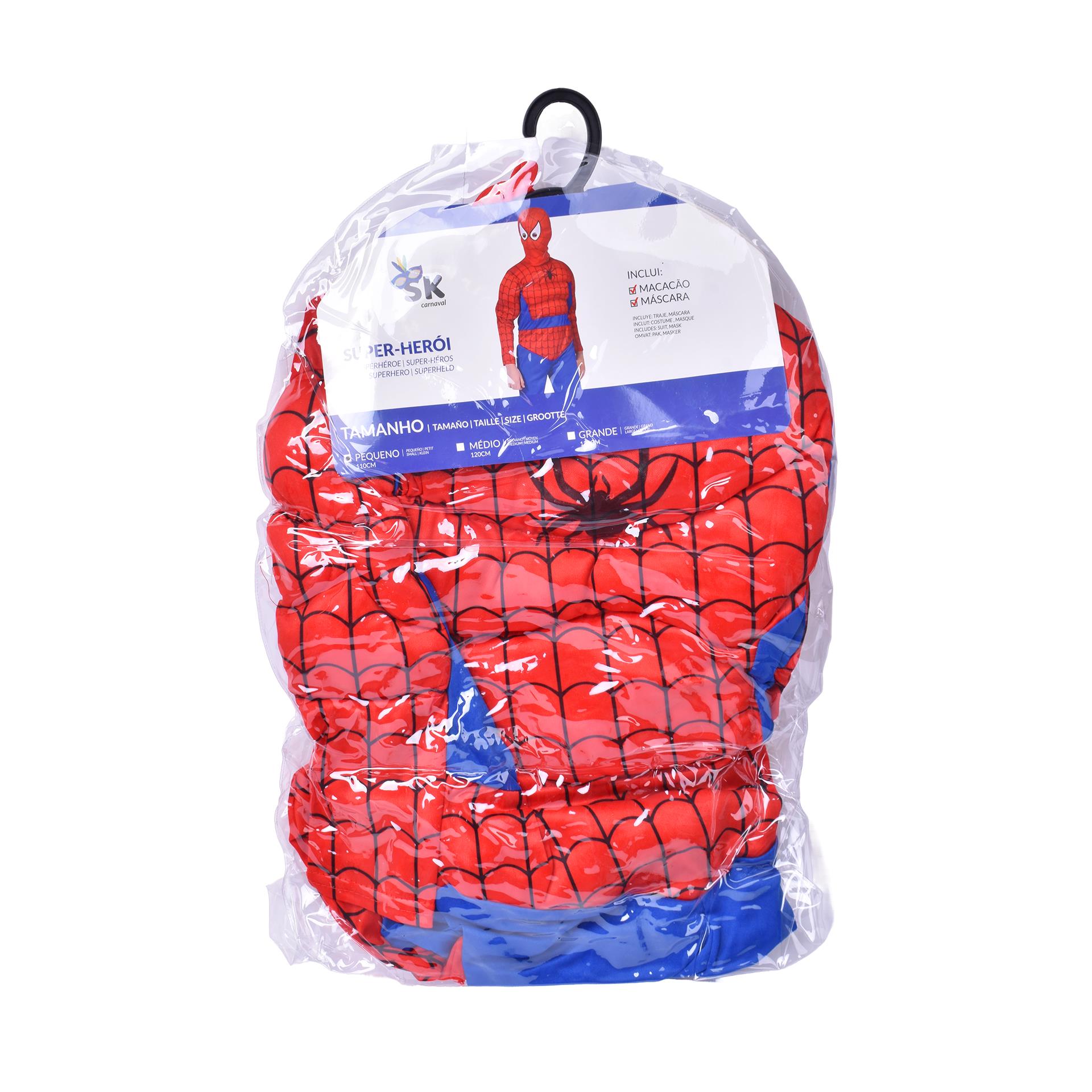 FATO HOMEM ARANHA 120CM 2838-150-01CX24 FATO HOMEM ARANHA 120CM 2838-150-01CX24