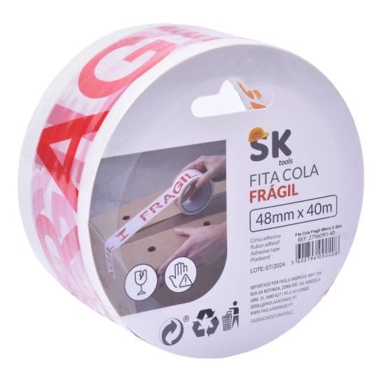 FITA COLA FRAG 48MMX40M 2796090-40 CX72 FITA COLA FRAG 48MMX40M 2796090-40 CX72