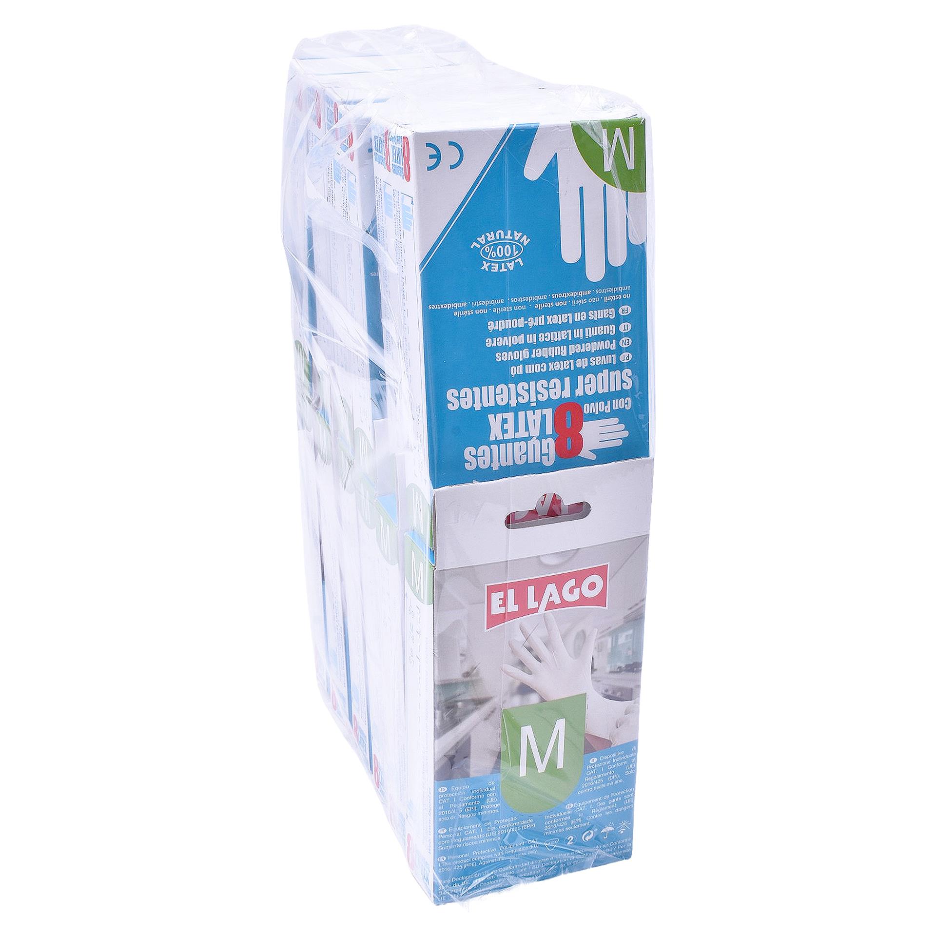LUVAS LATEX 8UNID. T.M. LUVAS LATEX 8UNID. T.M.