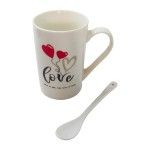 SET CANECA E COLHER 8X11,6 2645-107 CX72