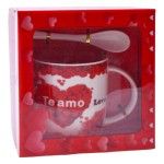 SET CANECA E COLHER 8,5X9 2645-110-03 CX72
