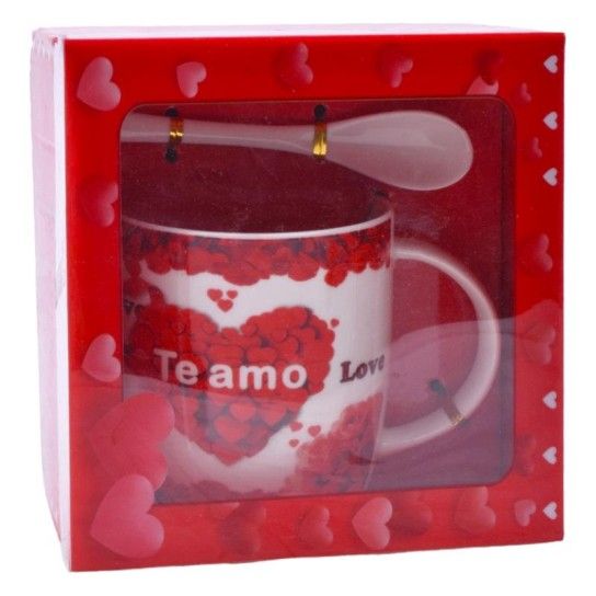 SET CANECA E COLHER 8,5X9 2645-110-03 CX72 SET CANECA E COLHER 8,5X9 2645-110-03 CX72