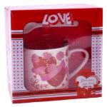 SET CANECA E COLHER 8,2X6,8 2645-108-03 CX96