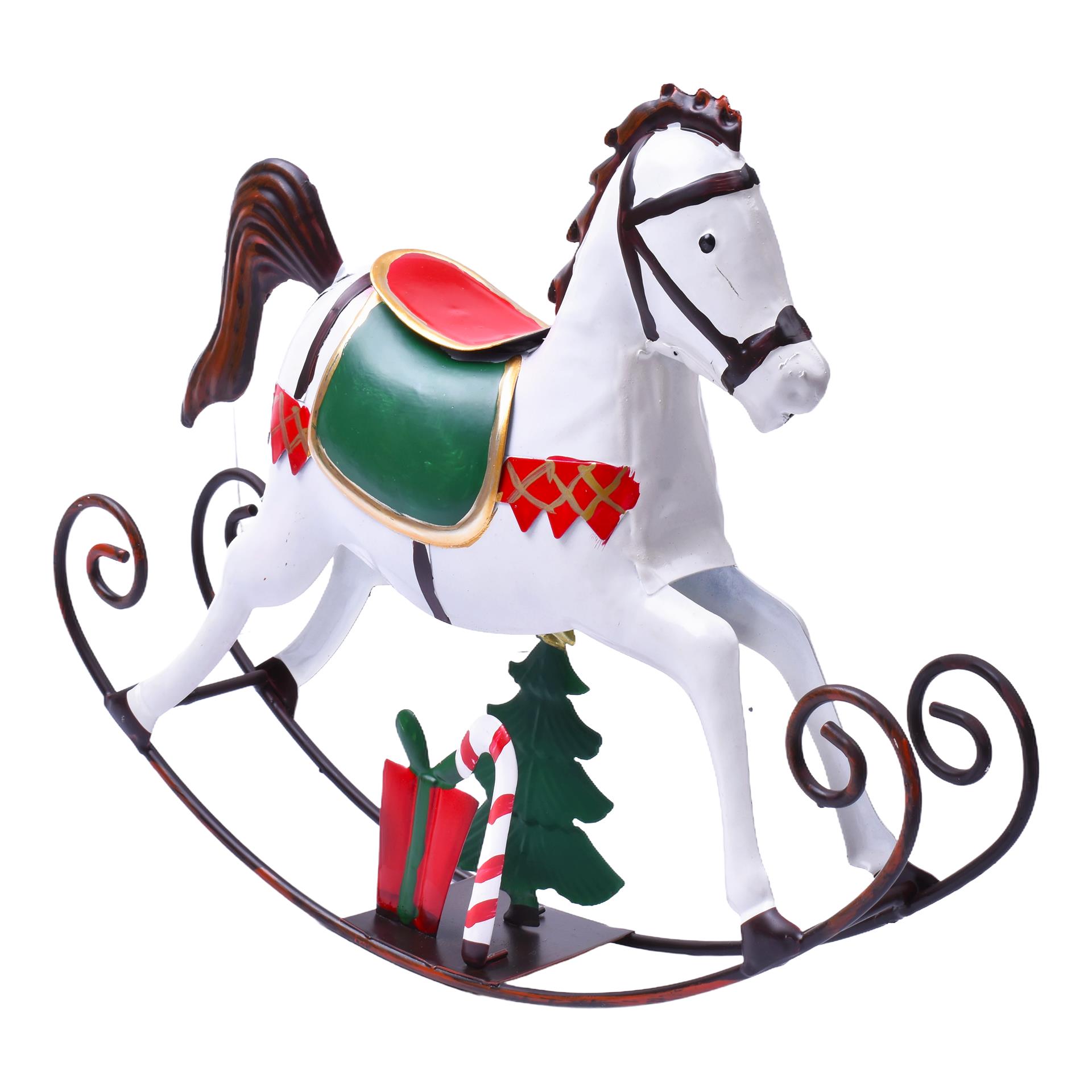 DEC NATAL CAVALO METAL 34CM 154047 DEC NATAL CAVALO METAL 34CM 154047