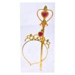 COROA C/ VARINHA MAG 19X12CM  2727-520 CX480