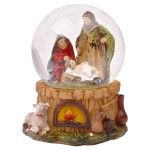 ESFERA VIDRO PAI NATAL 4,5CM
