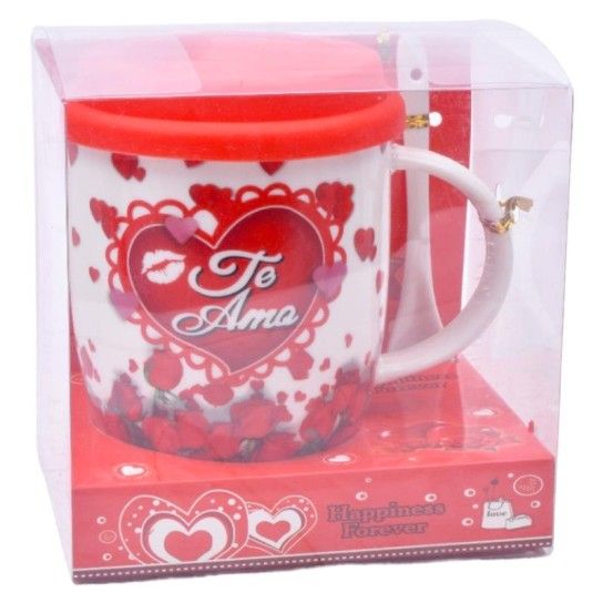 SET CANECA E COLHER 8,5X9 2645-104-01 CX72 SET CANECA E COLHER 8,5X9 2645-104-01 CX72