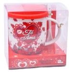SET CANECA E COLHER 8,5X9 2645-104-01 CX72