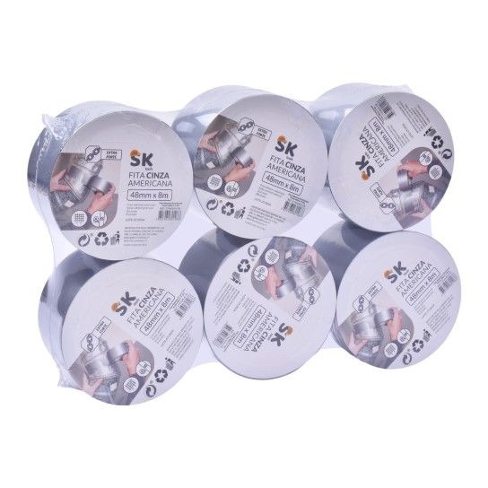 FITA AMERI CINZA 48MMX8M 2796080A-08 CX72 FITA AMERI CINZA 48MMX8M 2796080A-08 CX72