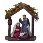 PRESEPIO RESINA 11CM C/ CABANA PRESEPIO RESINA 11CM C/ CABANA