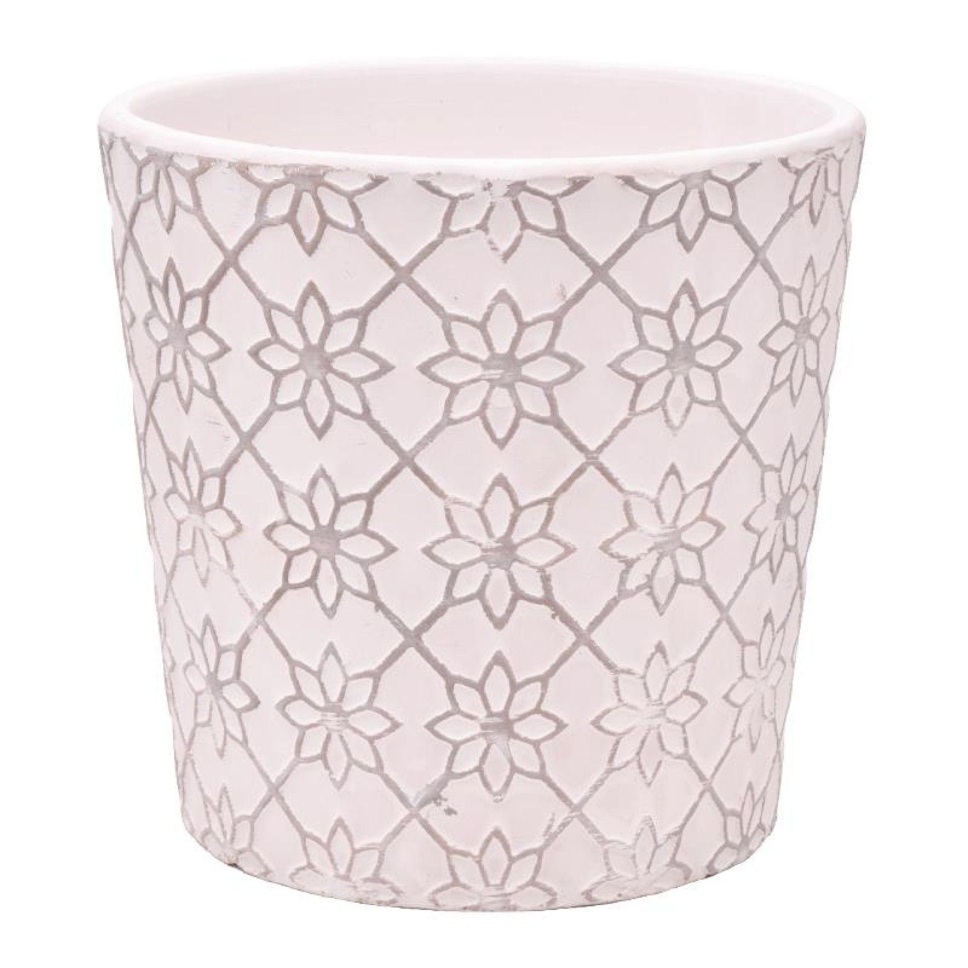 VASO CERAMICA CINZA 25216 VASO CERAMICA CINZA 25216