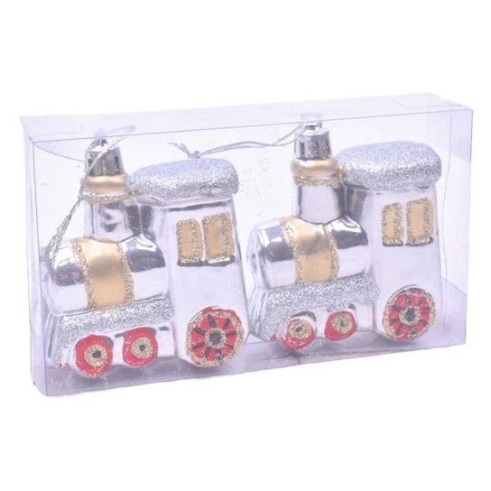 PENDURANTE LOCOMOTIVAS NATAL 7CM 2UN PENDURANTE LOCOMOTIVAS NATAL 7CM 2UN