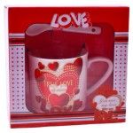 SET CANECA E COLHER 8,2X6,8 2645-108-02 CX96