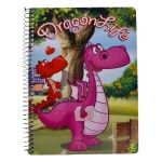 CADERNO ESPIRAL A5 80F PAUT DRAGON LIFE