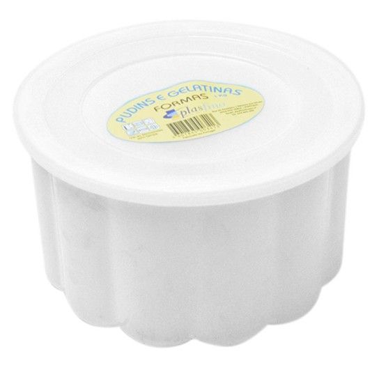 PLASTICO FORMA PUDIM 1KG PLASTICO FORMA PUDIM 1KG