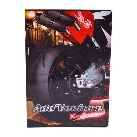 CADERNO AGRAFADO A5 40F QUAD.