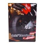 CADERNO AGRAFADO A5 40F QUAD.