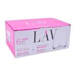 CONJ. 6 VASOS 360CC TERRA