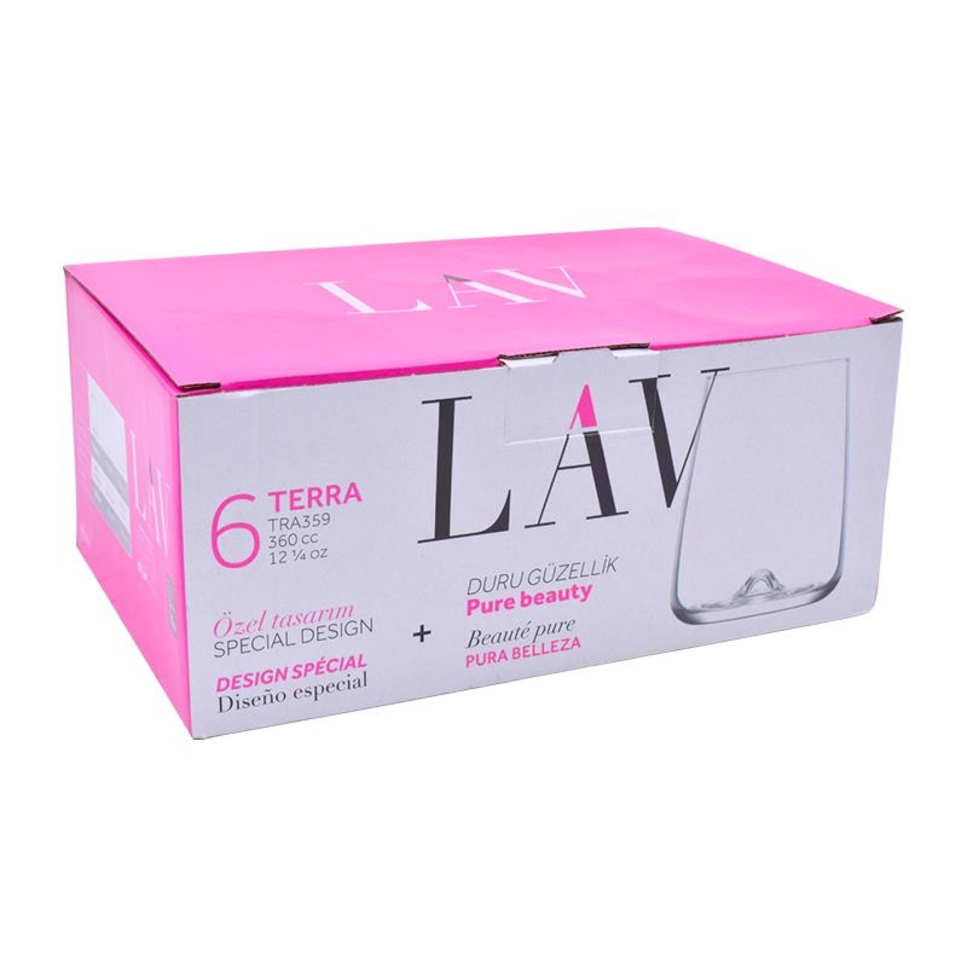 CONJ. 6 VASOS 360CC TERRA CONJ. 6 VASOS 360CC TERRA