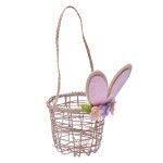 CESTO PASCOA COELHO 18,5X13CM  2855-202 CX120