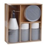 CONJ. BANHO PORCEL 4PCS 2383-002 CX18