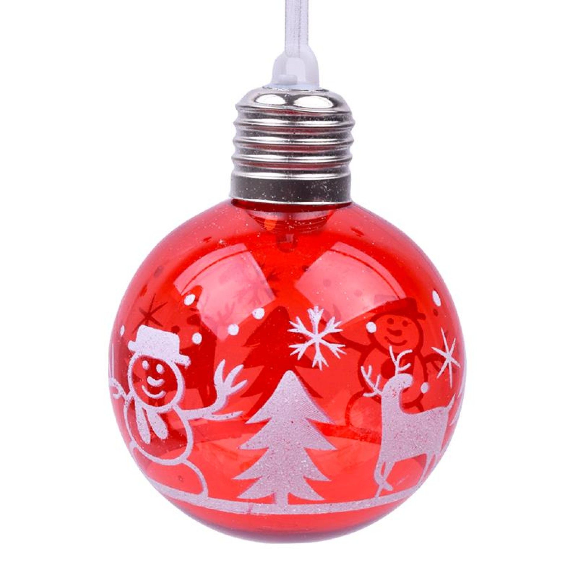 BOLA NATAL 8CM C/LUZ 2588-008 CX240 BOLA NATAL 8CM C/LUZ 2588-008 CX240