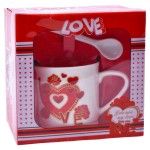 SET CANECA E COLHER 8,2X6,8 2645-108-05 CX96