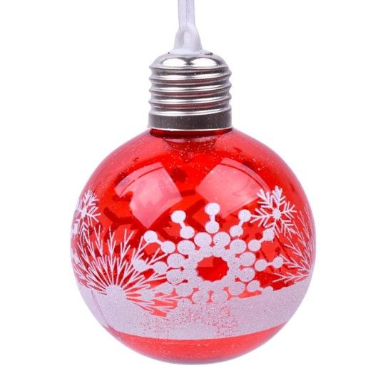 BOLA NATAL 8CM C/LUZ 2588-008 CX240 BOLA NATAL 8CM C/LUZ 2588-008 CX240