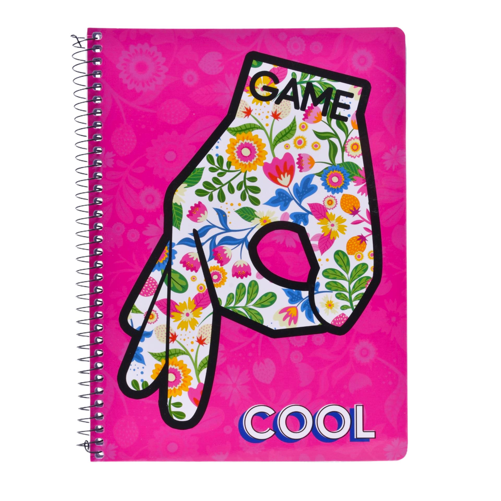 CADERNO ESPIRAL A5 80F QUADRIC COOL CADERNO ESPIRAL A5 80F QUADRIC COOL