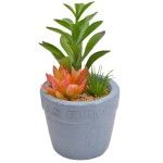 VASO C/PLANTA ARTIFICIAL 2438-102