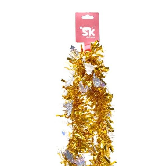 FESTÃO NATAL OURO 9CM 2MT 1258-204-01CX60 FESTÃO NATAL OURO 9CM 2MT 1258-204-01CX60