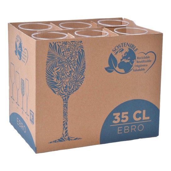 CONJ. 6 COPOS EBRO 35CL CONJ. 6 COPOS EBRO 35CL