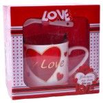 SET CANECA E COLHER 8,2X6,8 2645-108-04 CX96