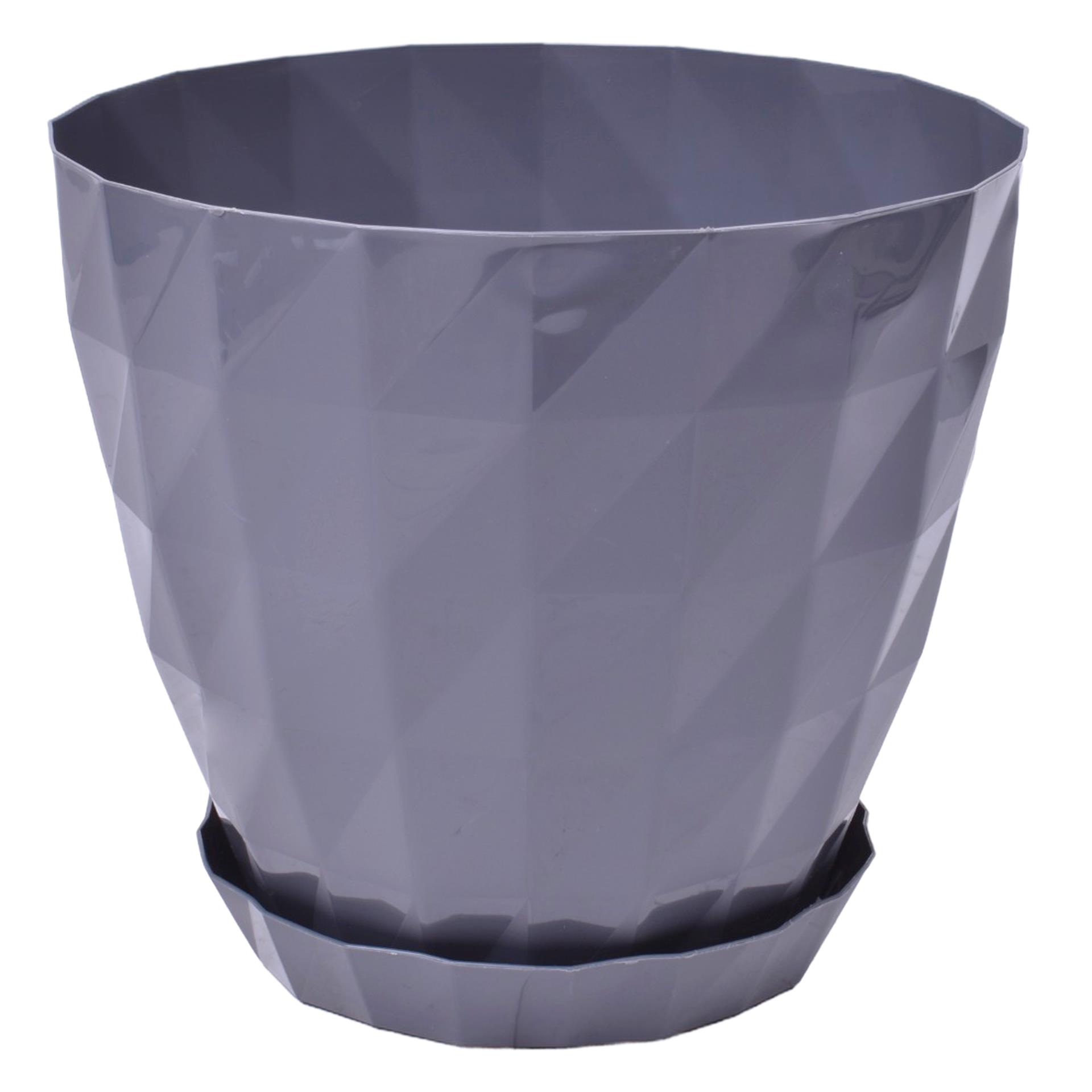 VASO C/PRATO 16X16X14,5CM KRT3 510-24 CX36 VASO C/PRATO 16X16X14,5CM KRT3 510-24 CX36