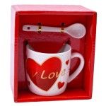 SET CANECA E COLHER 7,2X7,2 2645-109-09 CX120