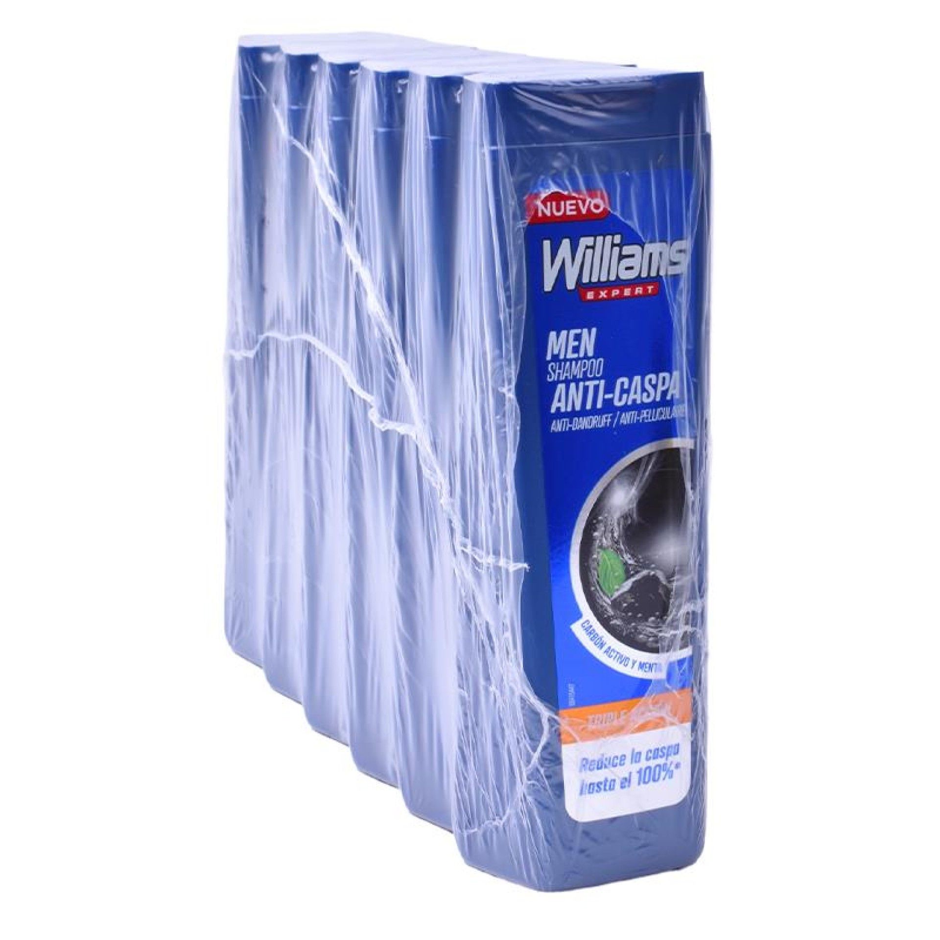 WILLIAMS CHAMPO MEN ANTICASPA CARVAO250ML WILLIAMS CHAMPO MEN ANTICASPA CARVAO250ML