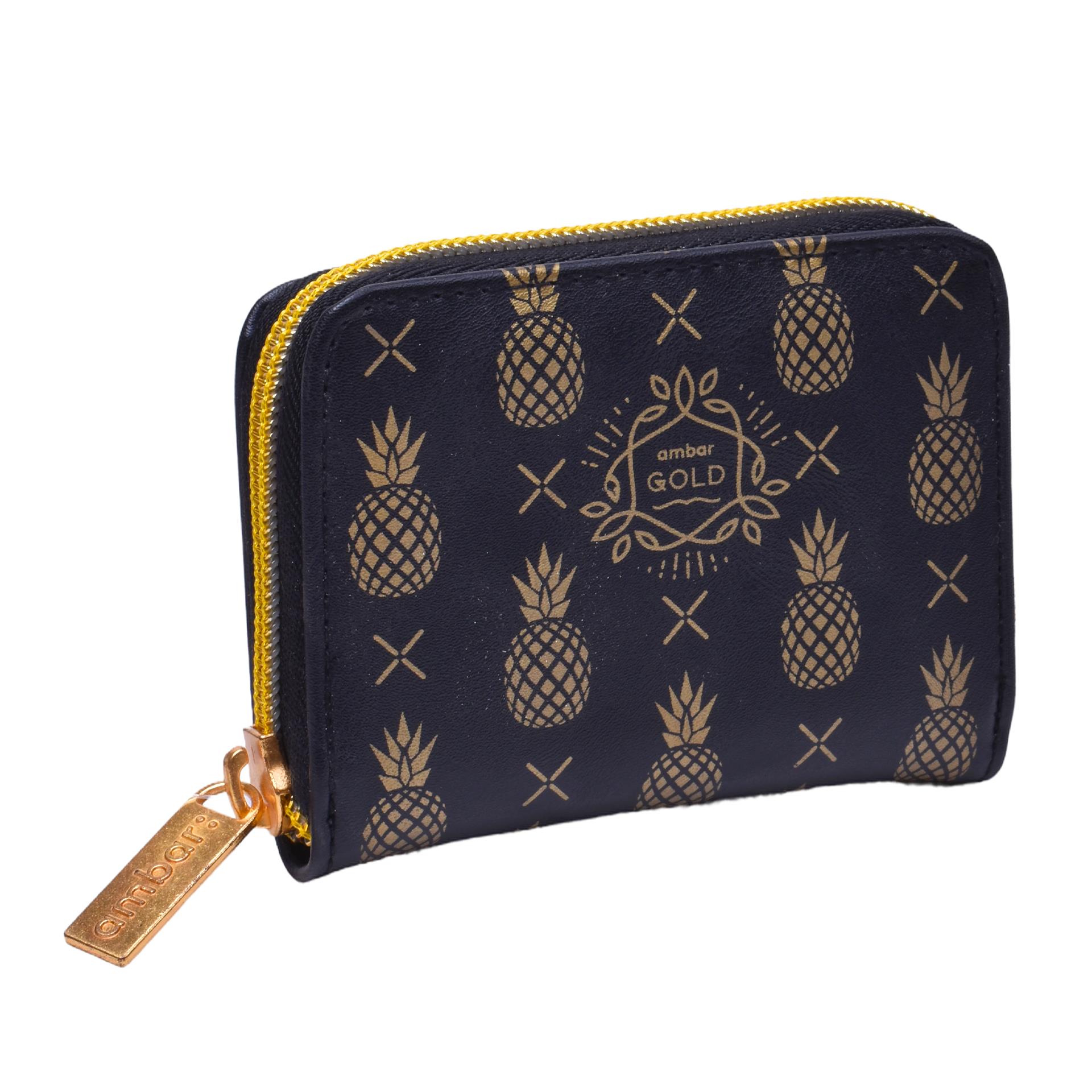 PORTA MOEDAS GOLD BLACK 64864 PORTA MOEDAS GOLD BLACK 64864