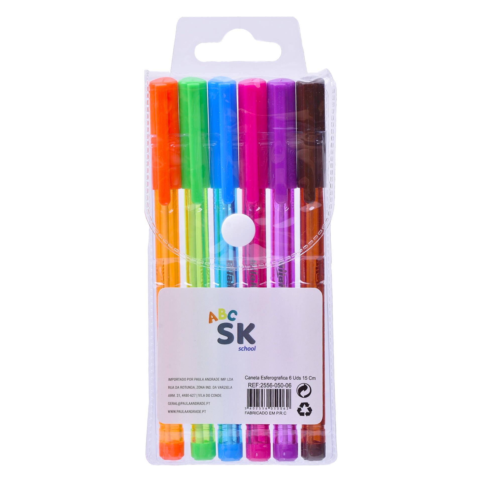 CANETA ESF 6UN 15CM 2556-050-06 CX288 CANETA ESF 6UN 15CM 2556-050-06 CX288