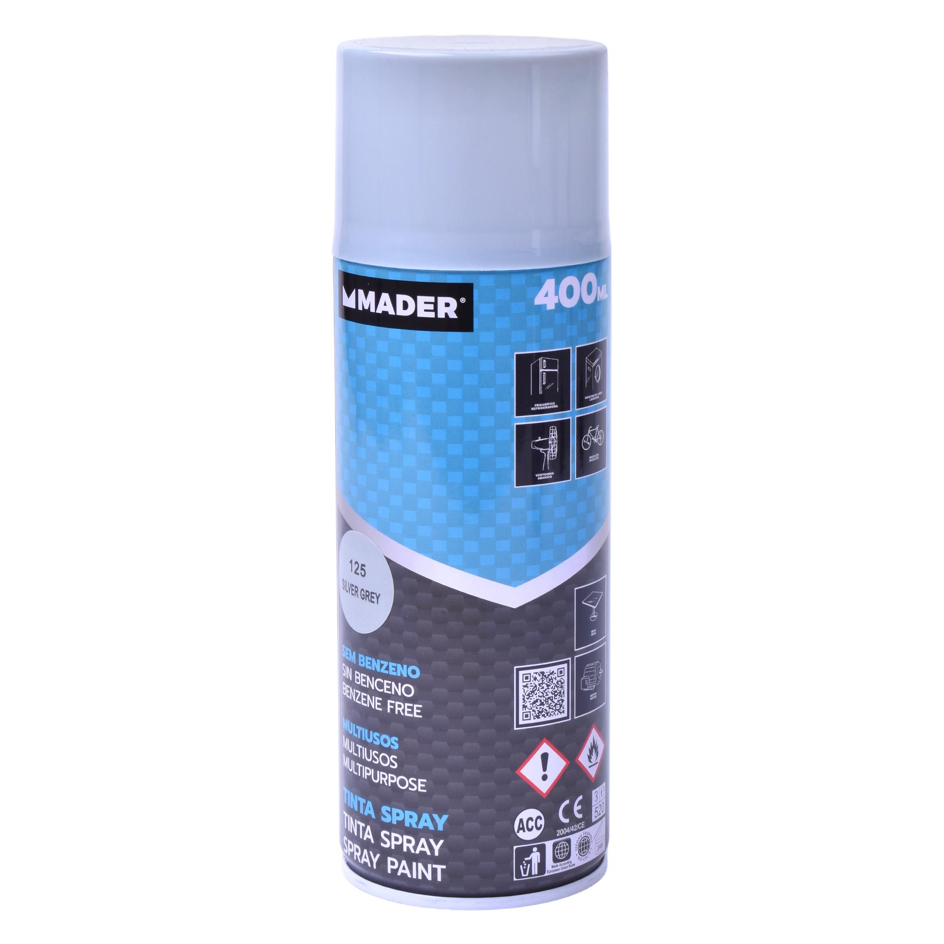 TINTAS SPRAY SILVER GREY 125 TINTAS SPRAY SILVER GREY 125