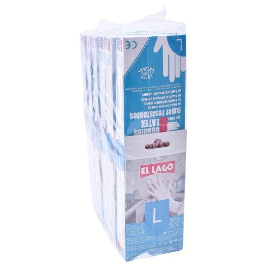 LUVAS LATEX 8UNID. T.G. LUVAS LATEX 8UNID. T.G.