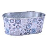 VASO METAL OVAL 12429 CX24 VASO METAL OVAL 12429 CX24