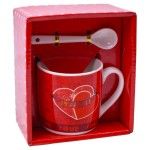 SET CANECA E COLHER 7,2X7,2 2645-109 CX120