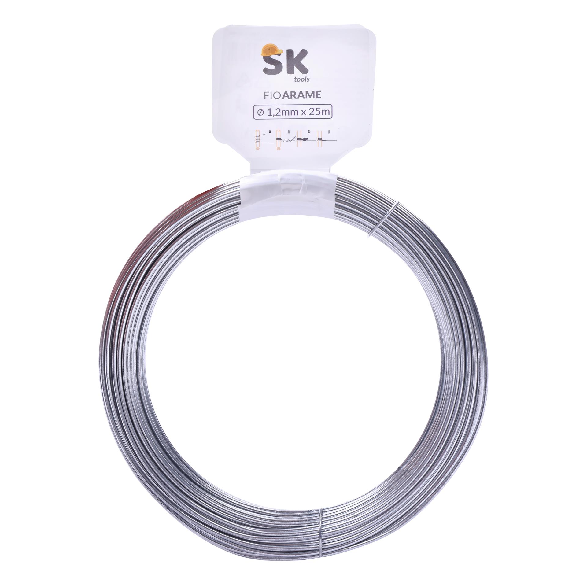 ROLO ARAME 1,2 X25M 2796451-25 CX96 ROLO ARAME 1,2 X25M 2796451-25 CX96