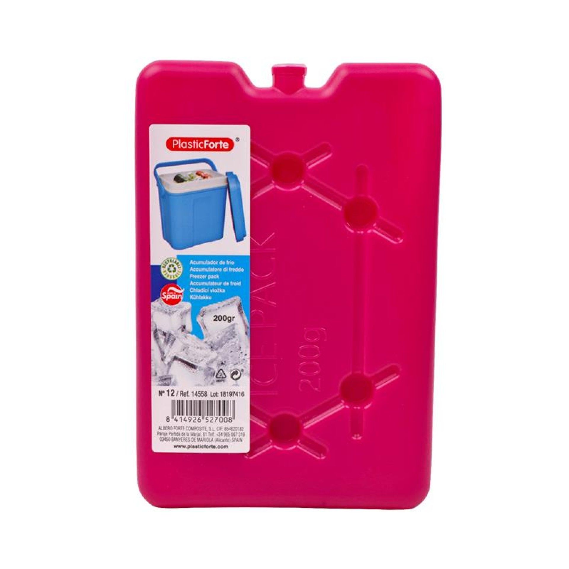 ACUMULADOR DE FRIO Nº 12 200 G 14558 ACUMULADOR DE FRIO Nº 12 200 G 14558