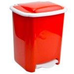 BALDE C/ PEDAL PLASTICO 20L