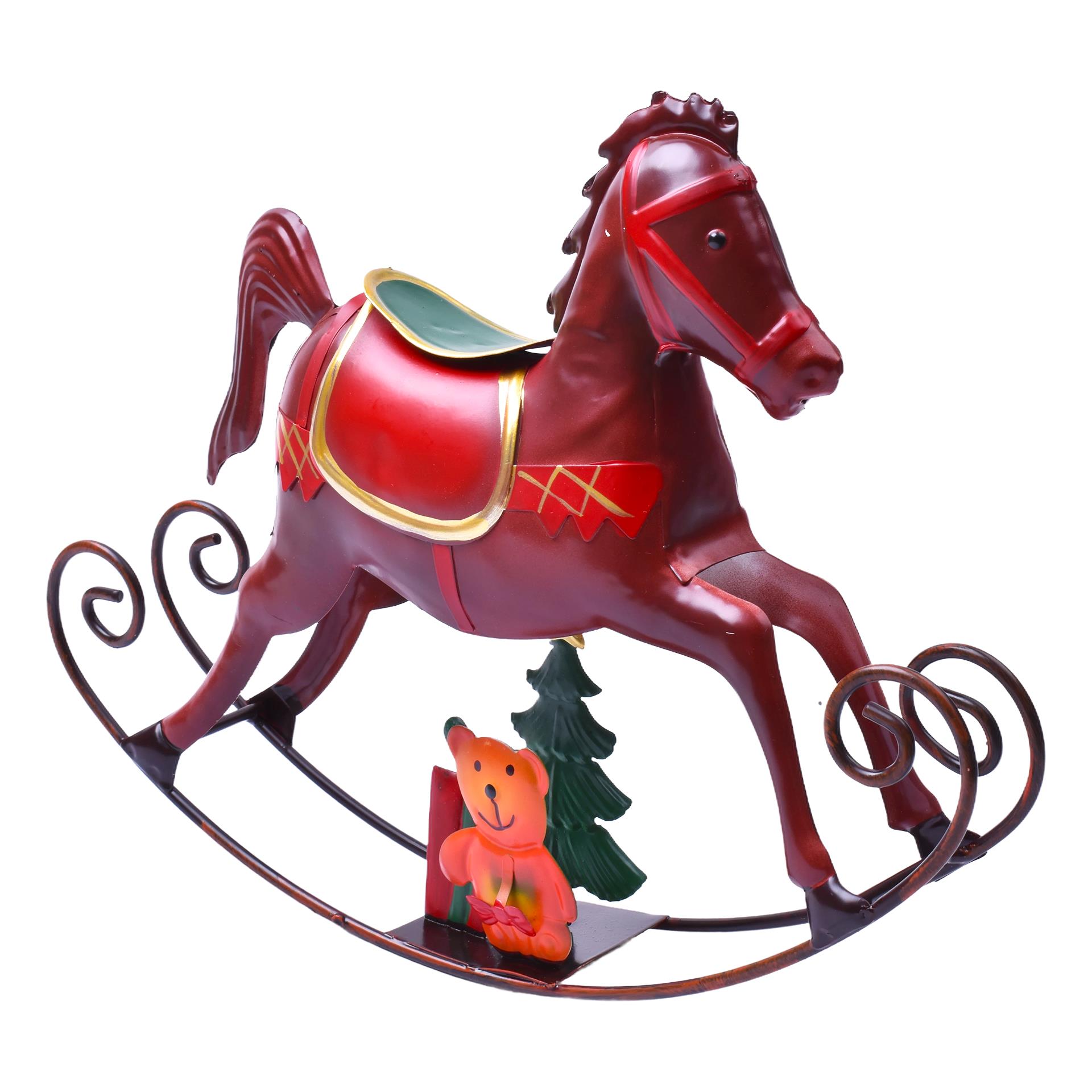 DEC NATAL CAVALO METAL 34CM 154047 DEC NATAL CAVALO METAL 34CM 154047