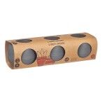CONJ 3 VASOS RESERVA AGUA 6CM CINZA CONJ 3 VASOS RESERVA AGUA 6CM CINZA