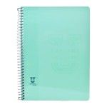 CADERNO  ESPIRAL A5 PASTEL 80FLS PAUTADO